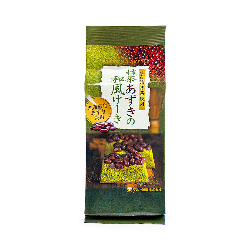 Gâteau Japonais Matcha & Haricot Rouges