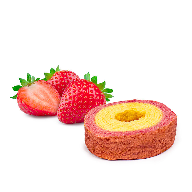 Gâteau Japonais Taiyo Baumkuchen Lait & Fraise