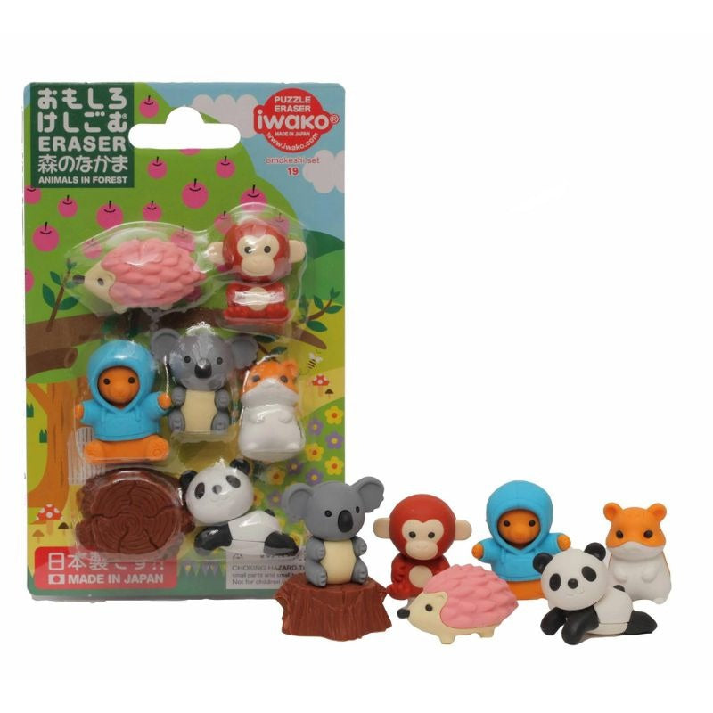 Gomme Japonaise Iwako Animaux