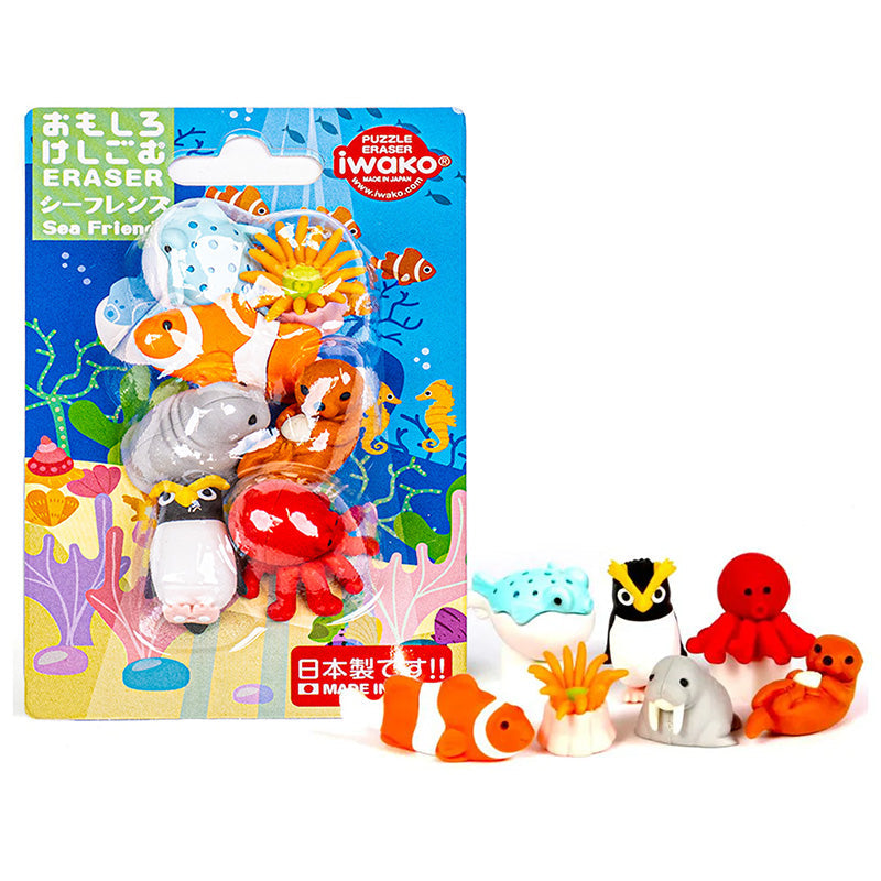 Gomme Japonaise Iwako Animaux de la Mer