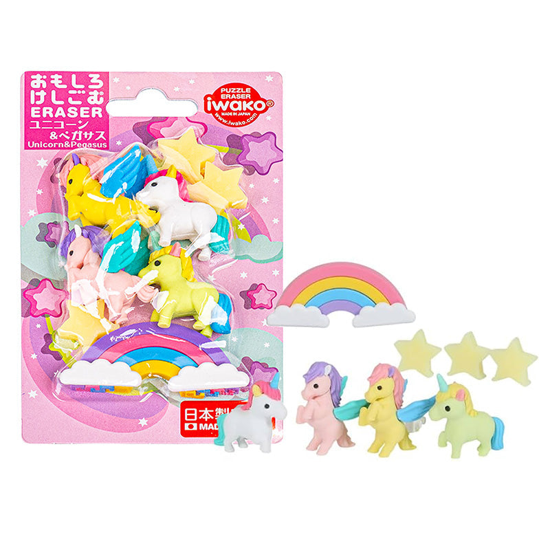 Gomme Japonaise Iwako Licorne & Pégase