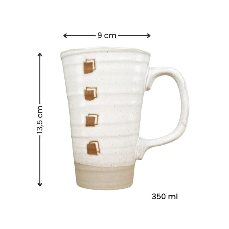 Grand Mug Japonais Blanc