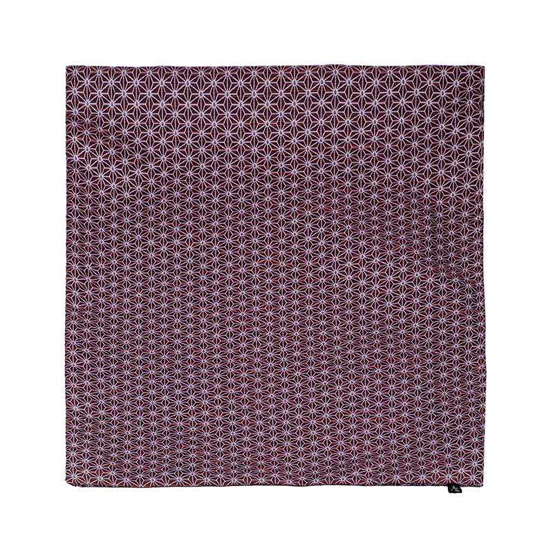 Housse de Coussin Japonais Asanoha Violet