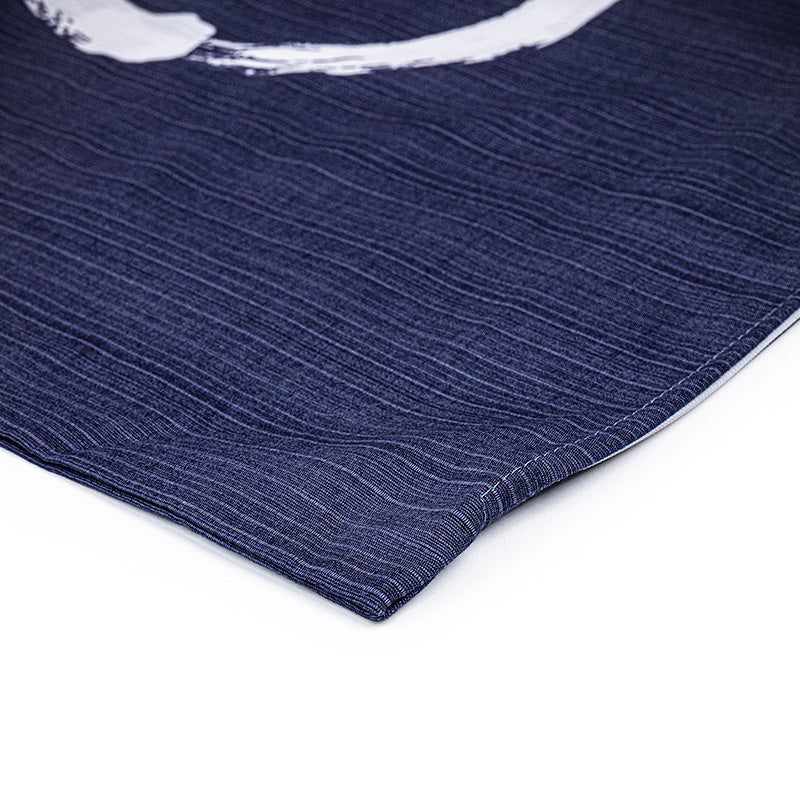Housse de Coussin Japonais Ensō Bleue