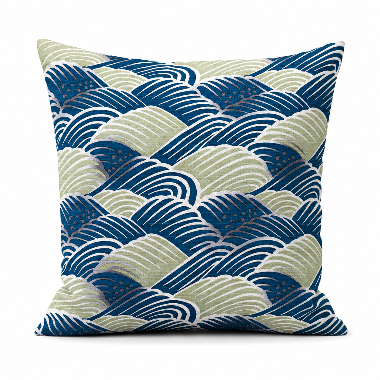 Housse de Coussin Japonais Irodori Onami - 45x45 cm