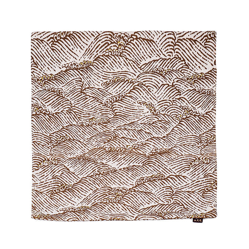 Housse de Coussin Japonais Motif Shiranami