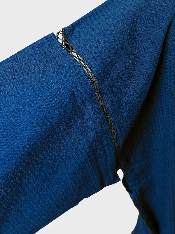 Jinbei Japonais Homme Bleu Marine