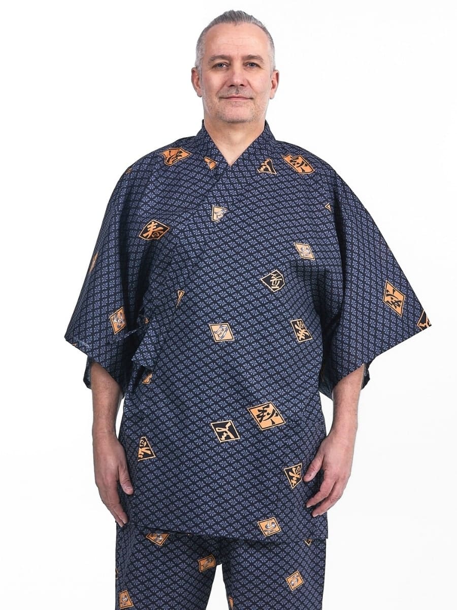 Jinbei Japonais Homme Diamond
