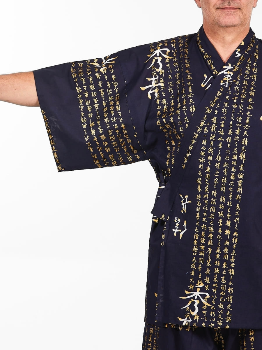 Jinbei Japonais Homme Kanji