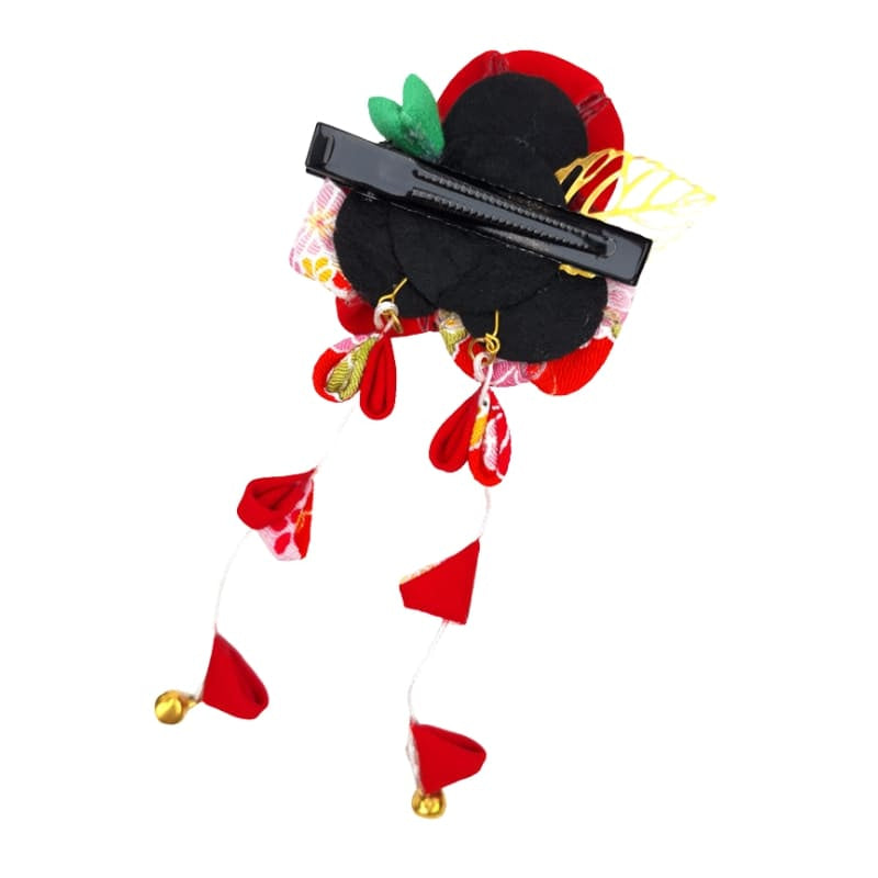 Kanzashi Barrette Fleur