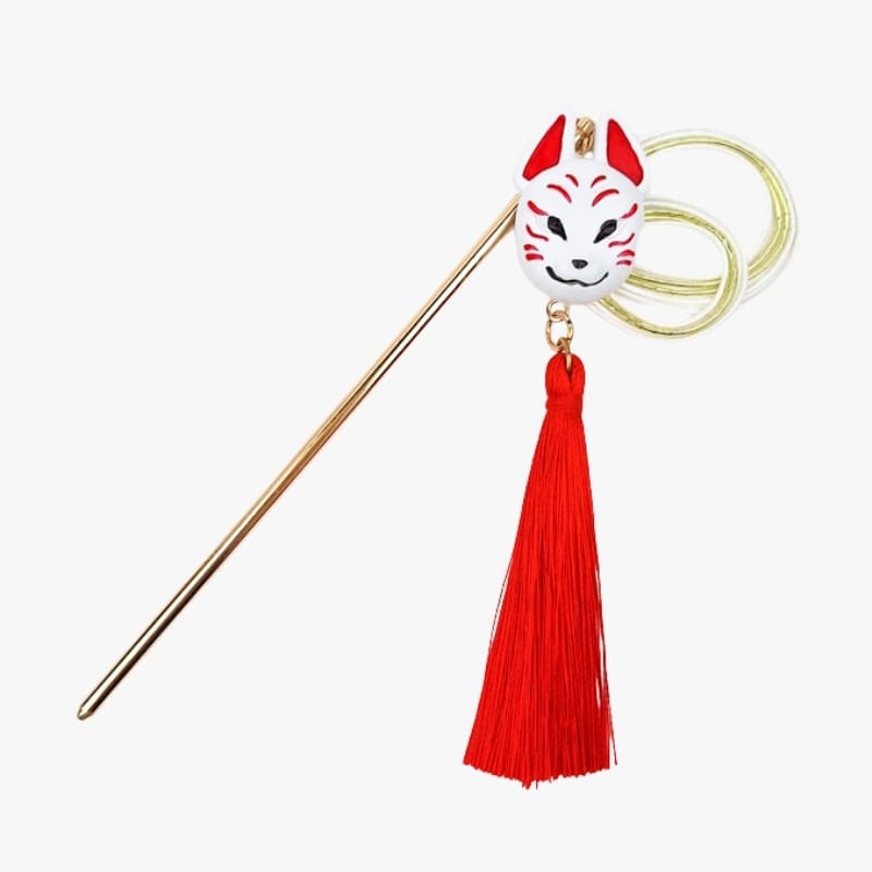 Kanzashi Japonais Masque Kitsune