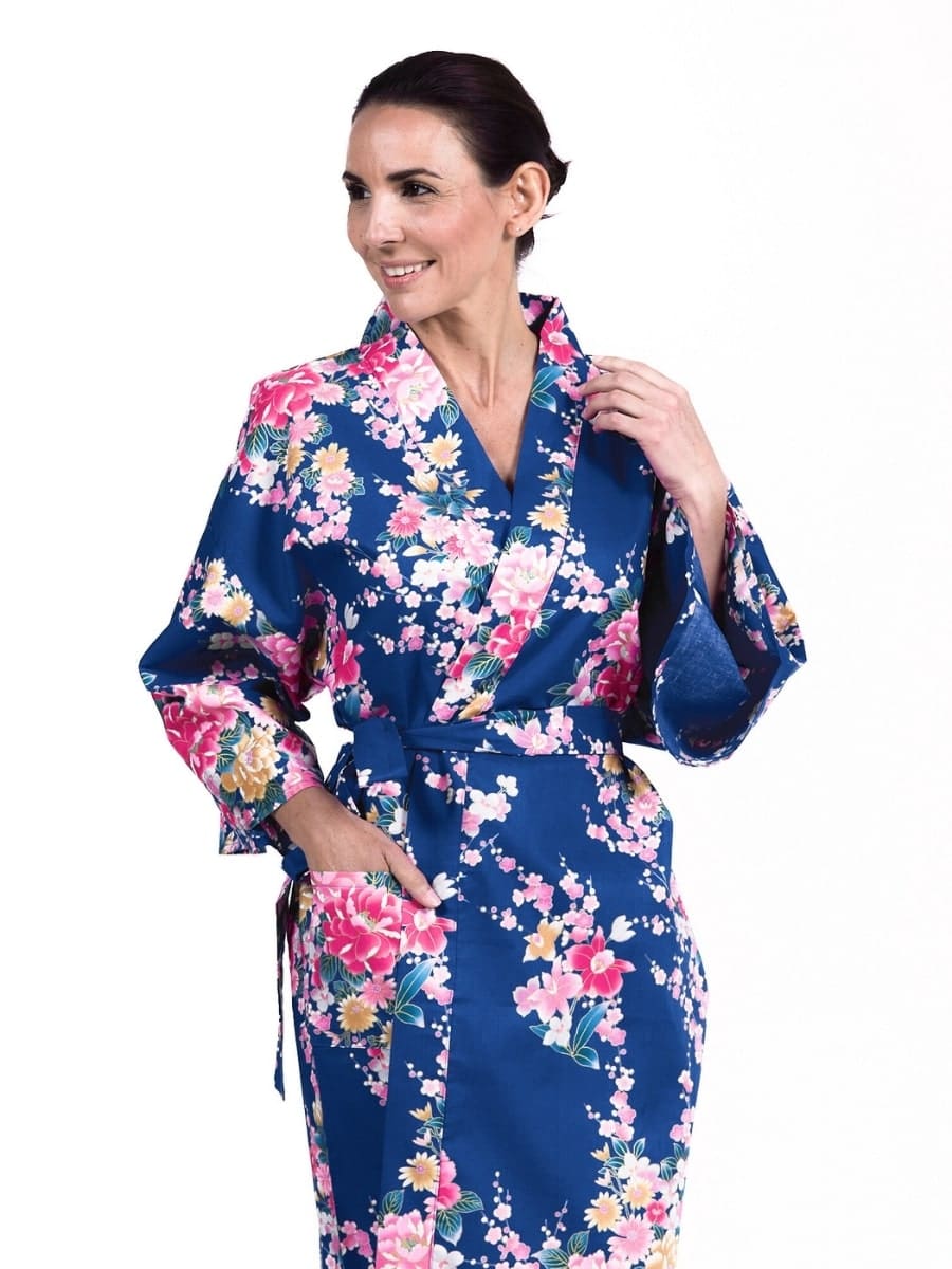 Kimono Happi Femme Botan to Uchōran - Taille unique