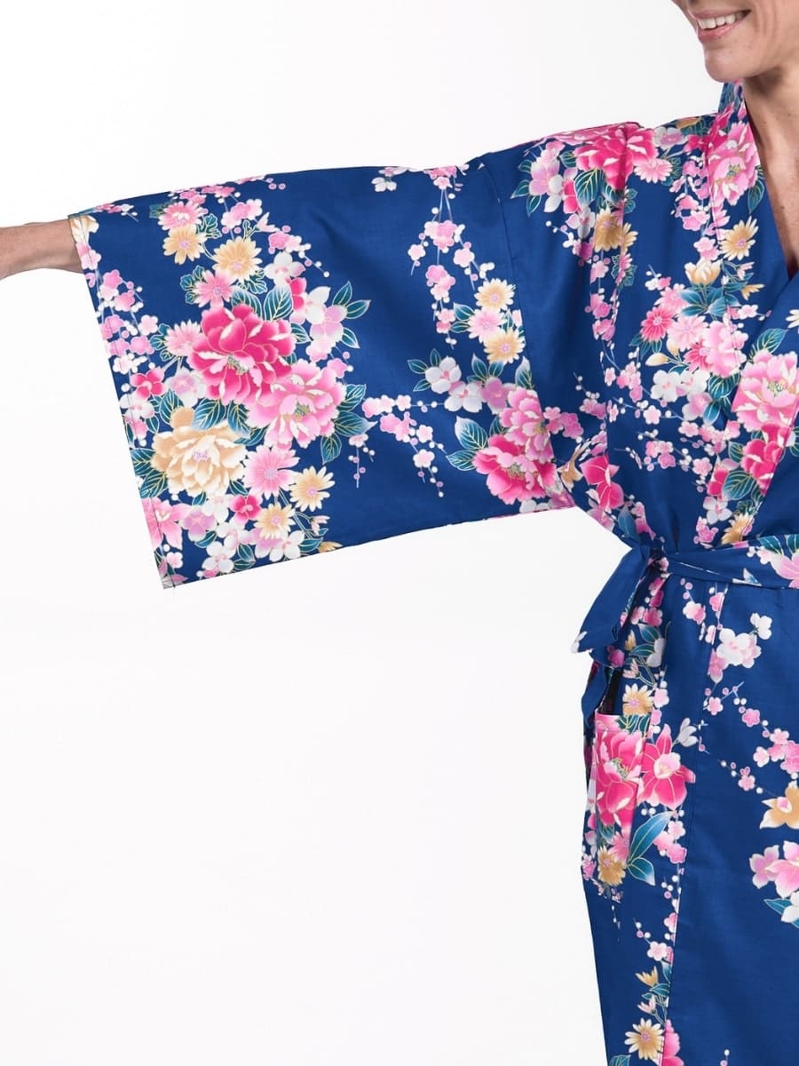 Kimono Happi Femme Botan to Uchōran - Taille unique