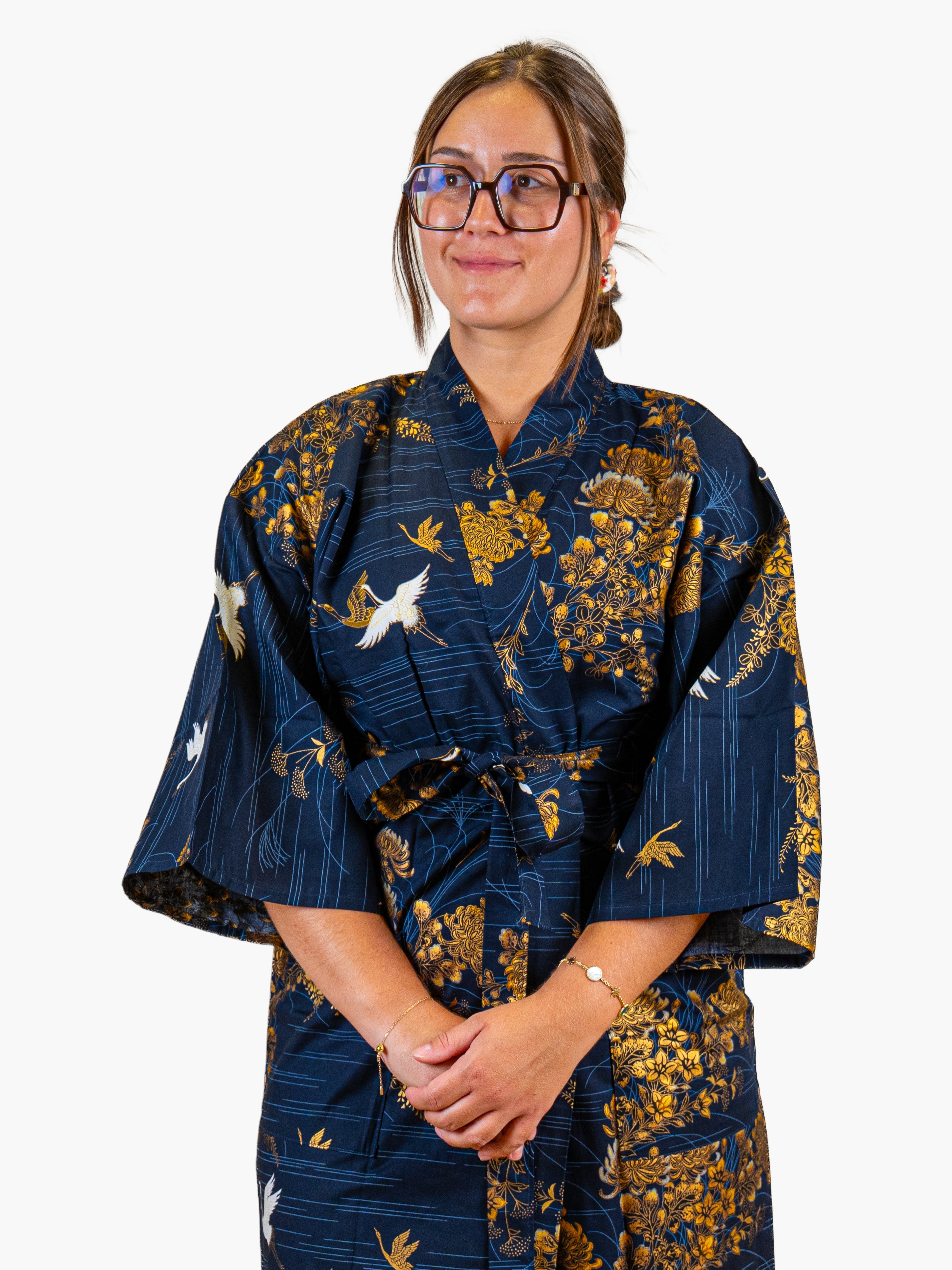 Kimono Happi Femme Kiku Tsuru