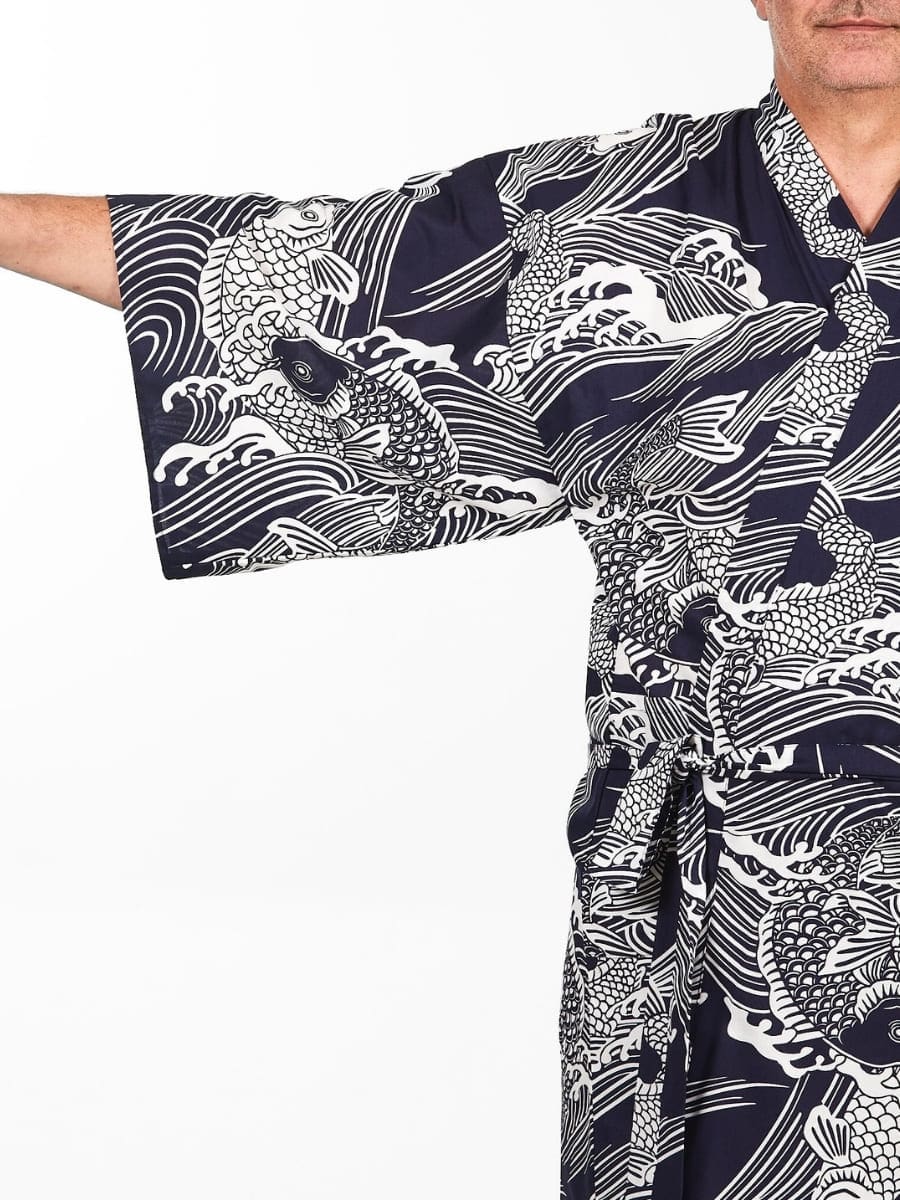 Kimono Happi Homme Carpe Koï - Taille unique