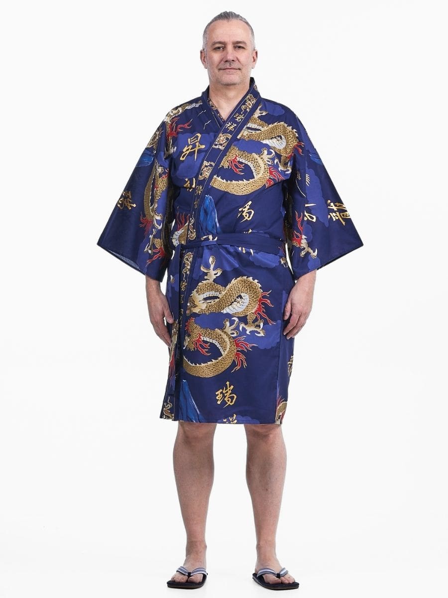 Kimono Happi Homme Dragon - Taille unique