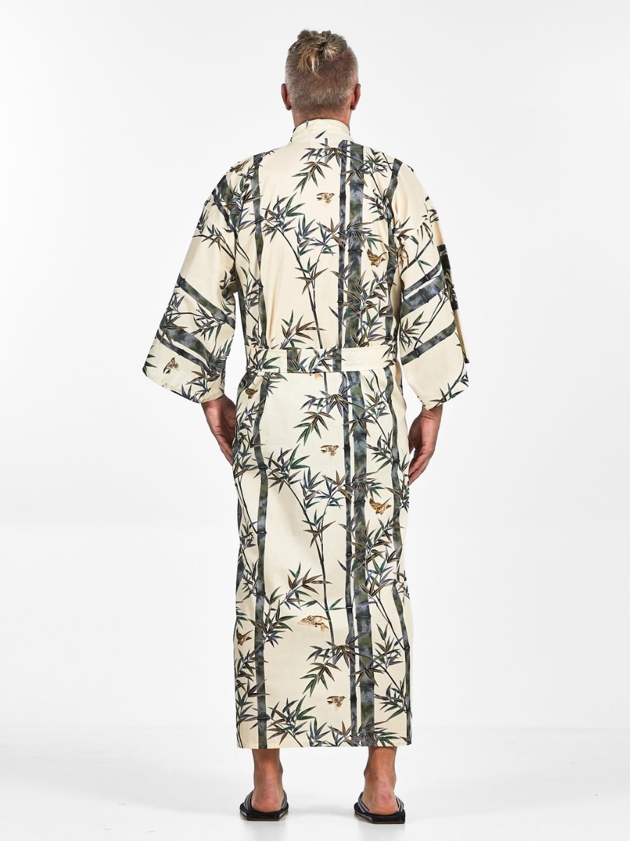 Kimono Homme Japonais Bambou - Taille unique