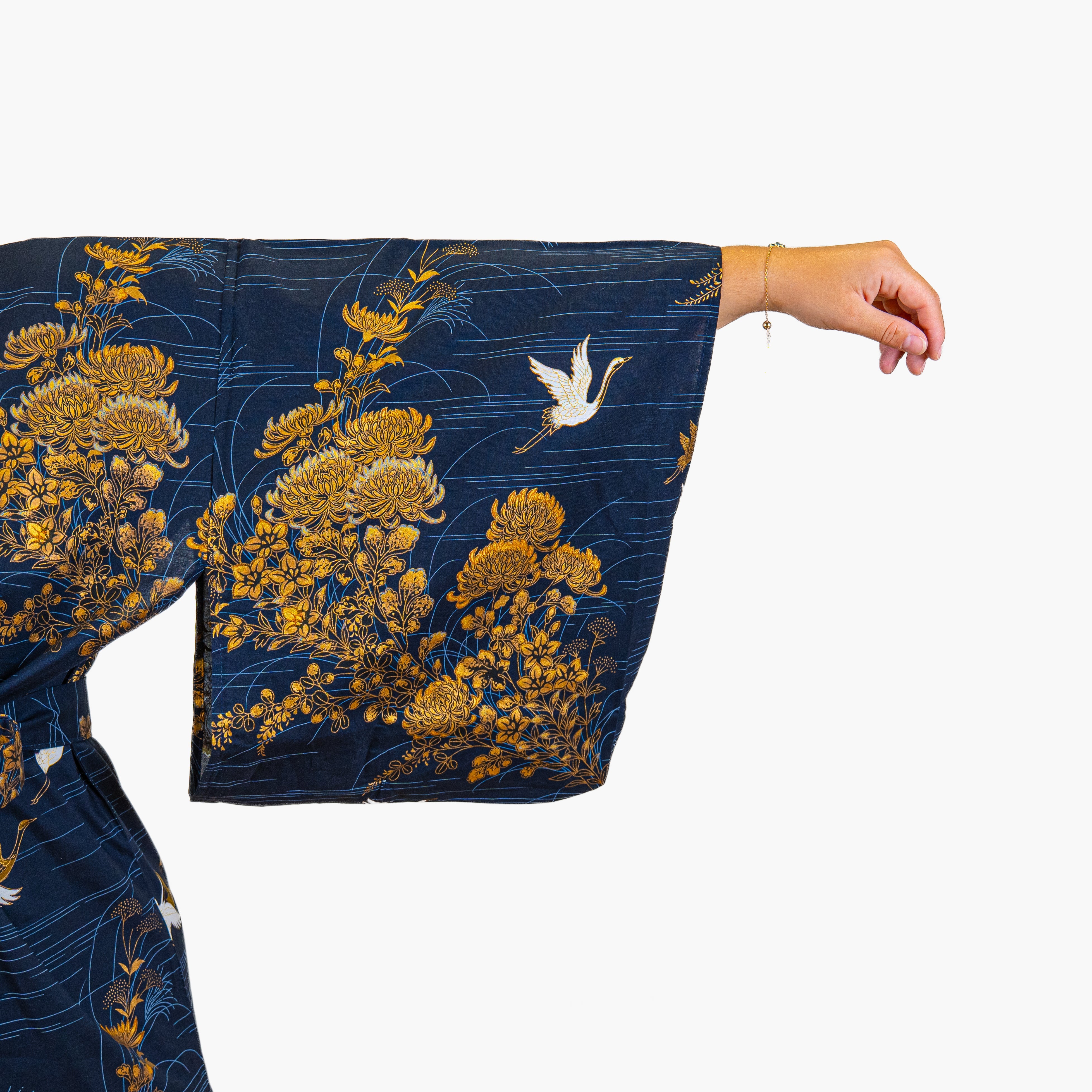 Kimono Japonais Femme Kiku Tsuru