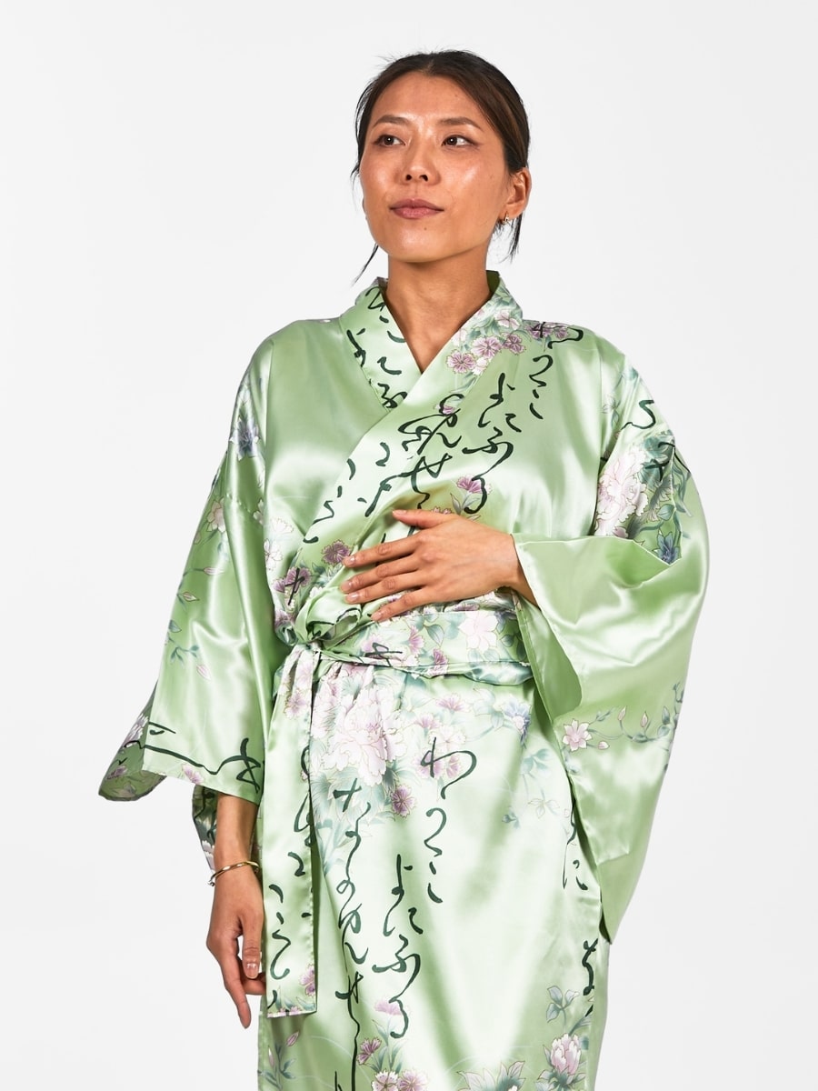 Kimono Japonais Femme Shi to Hana - Taille unique