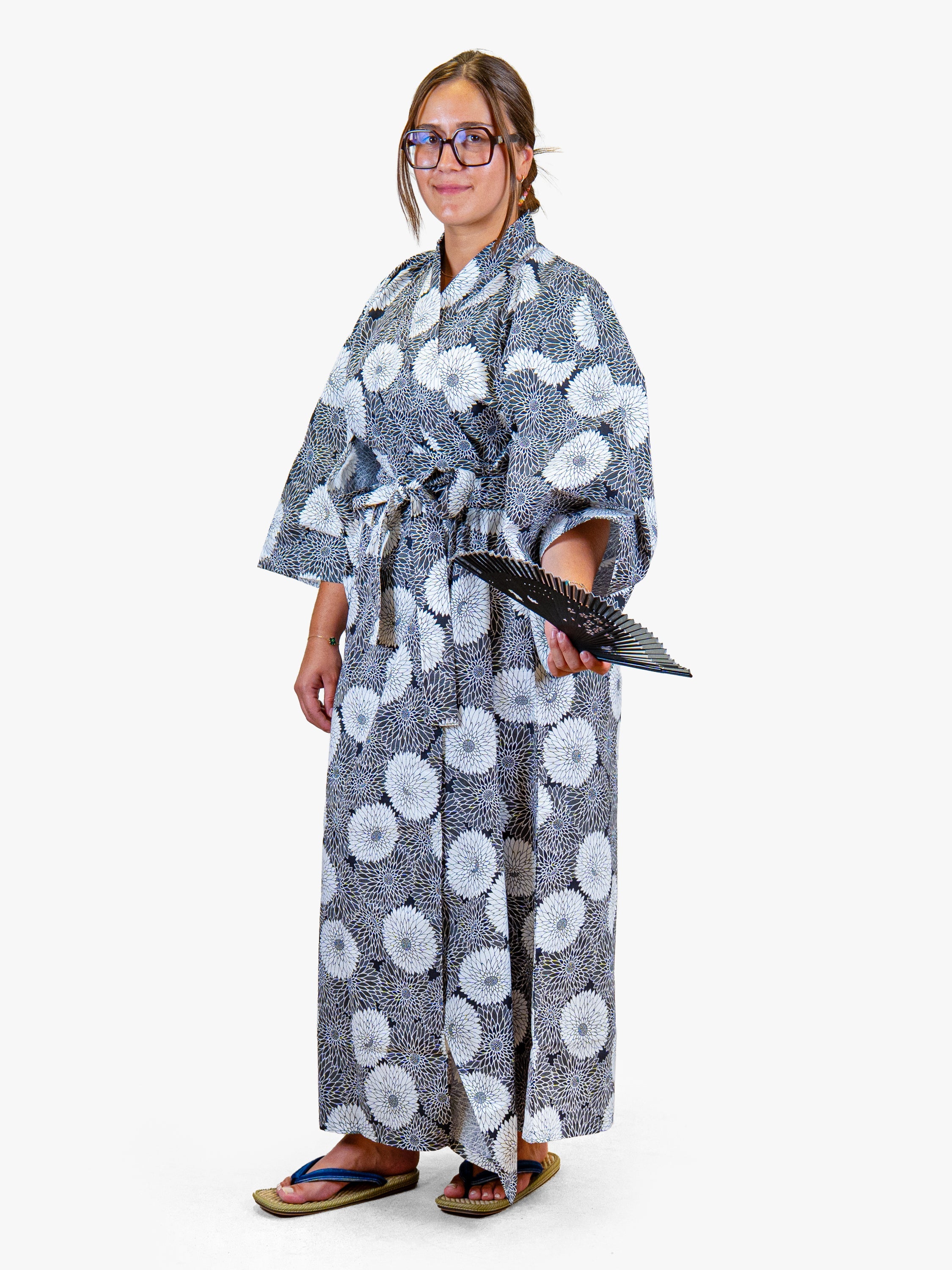 Kimono Yukata Femme Kiku S
