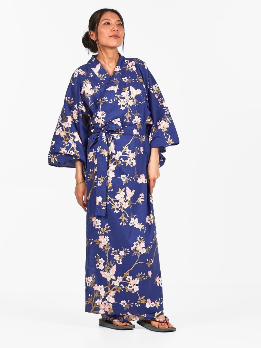 Kimono Yukata Femme Sakura to Chō