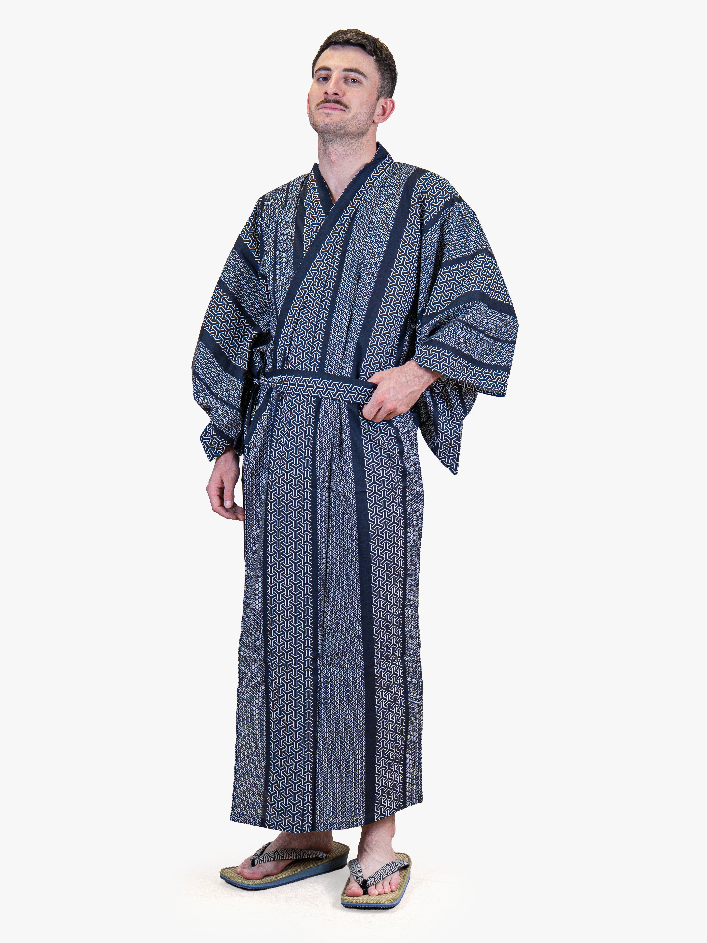 Kimono Yukata Homme Kumi-Kikkō S