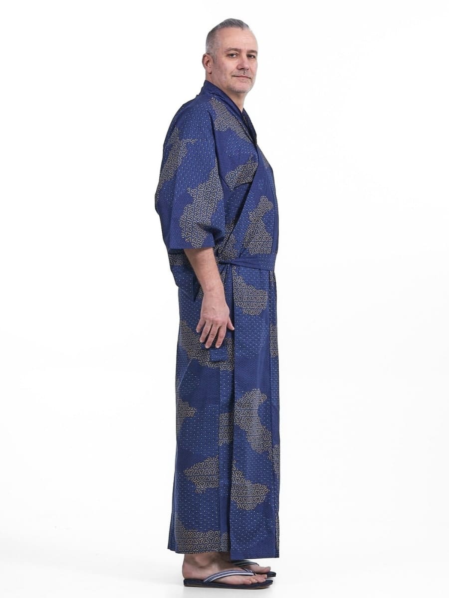 Kimono Yukata Homme Kumo