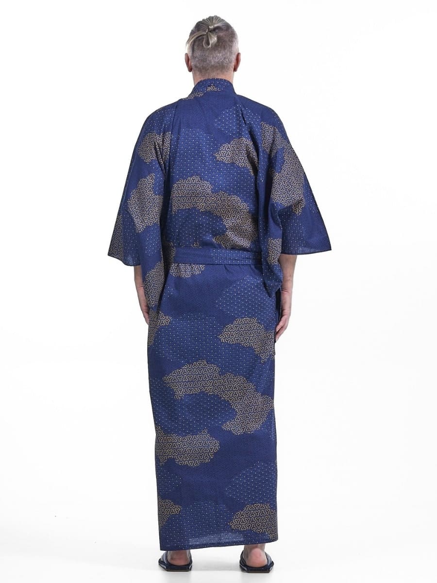 Kimono Yukata Homme Kumo