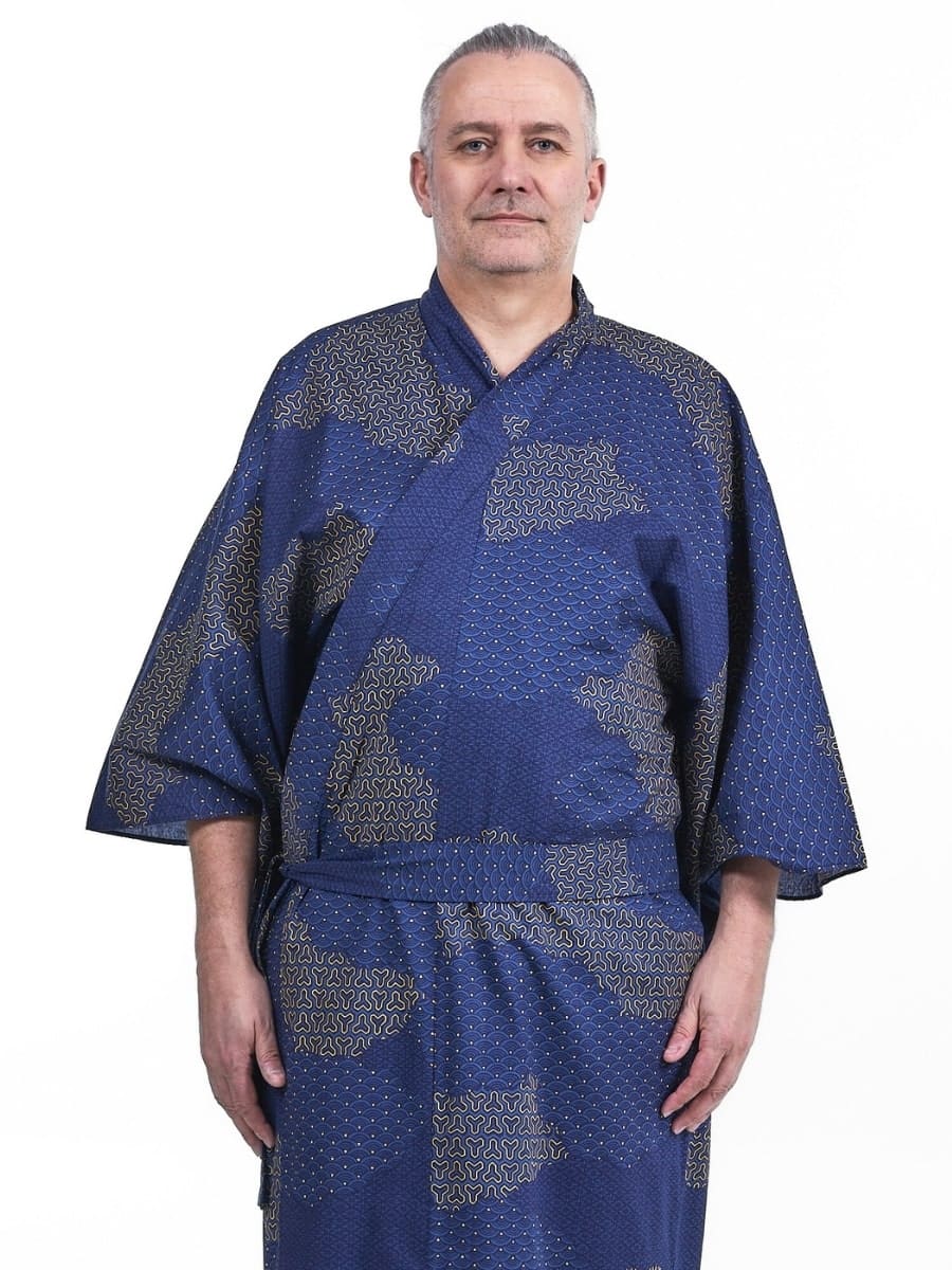 Kimono Yukata Homme Kumo