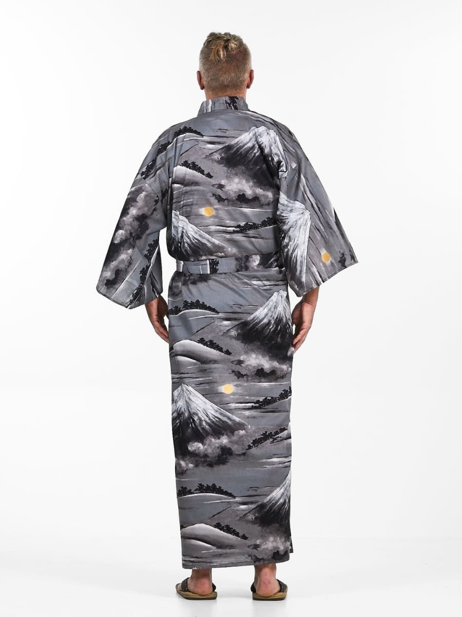 Kimono Yukata Homme Mont Fuji