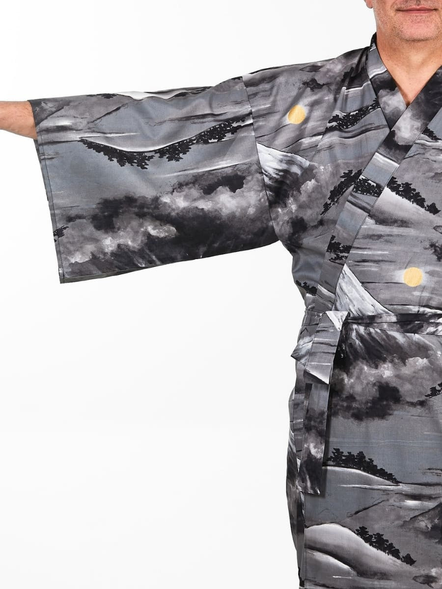 Kimono Yukata Homme Mont Fuji