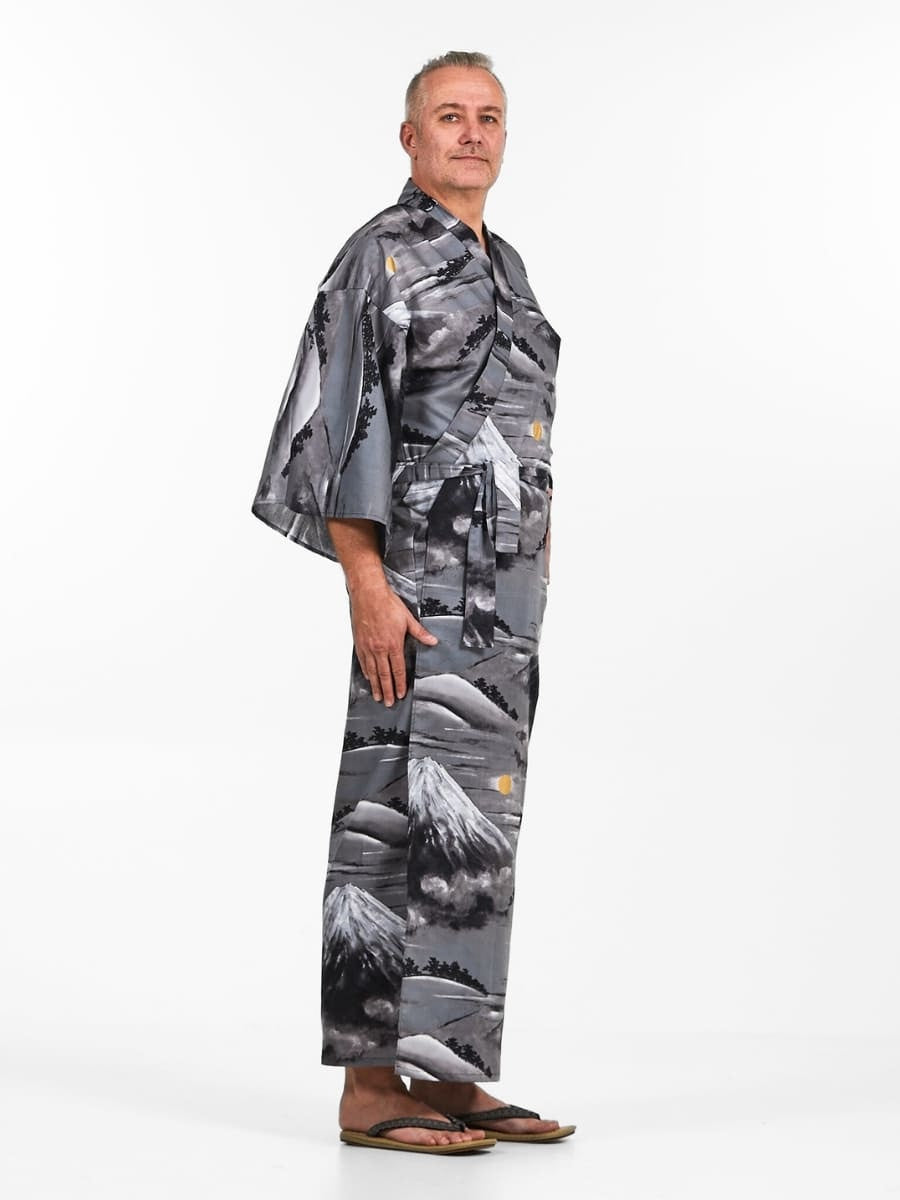Kimono Yukata Homme Mont Fuji