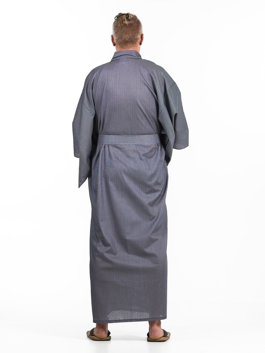 Kimono Yukata Homme Rayé