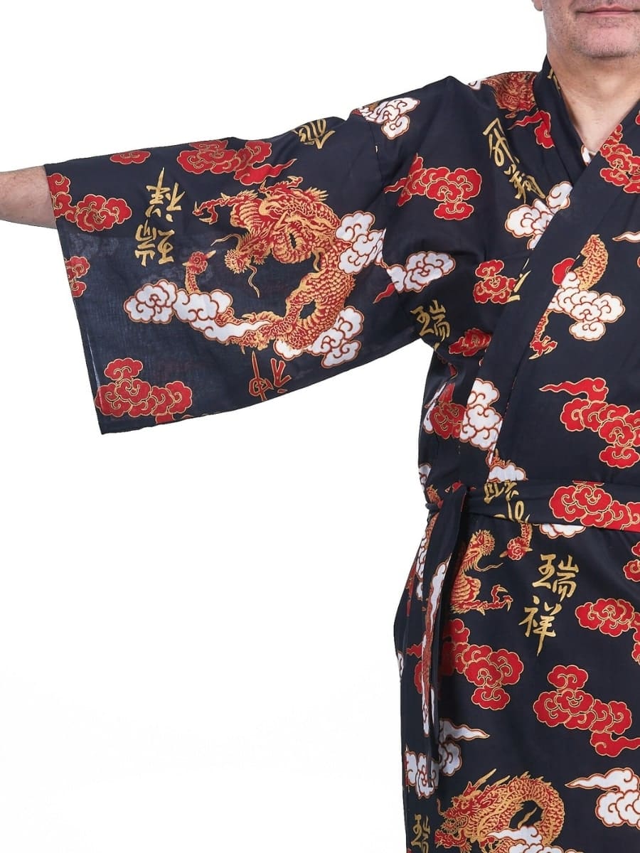 Kimono Yukata Homme Ryū to Kumo