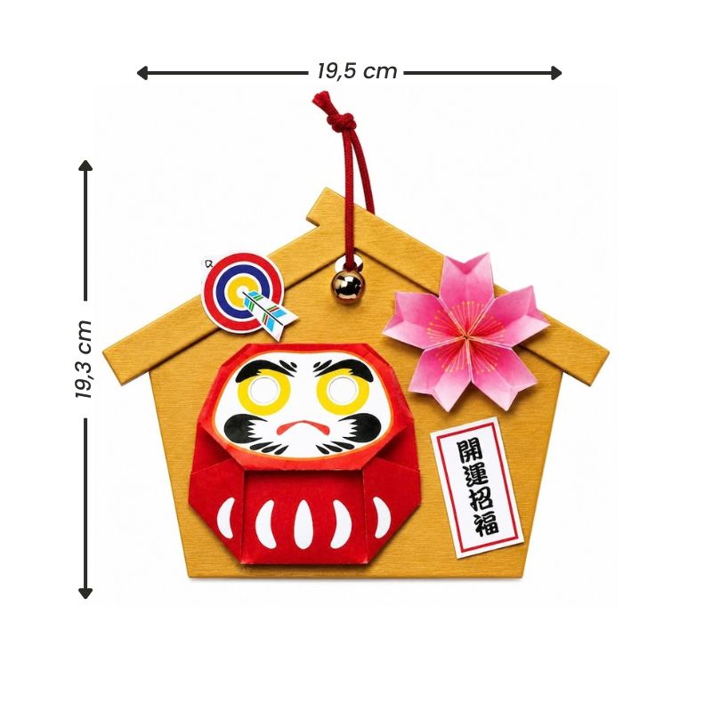 Kit Créatif Japonais Suspension Papier Ema & Daruma