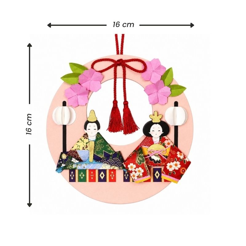 Kit Créatif Japonais Suspension Papier Hina Matsuri