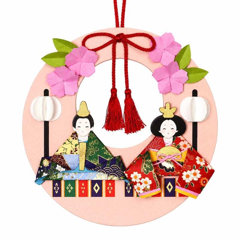 Kit Créatif Japonais Suspension Papier Hina Matsuri