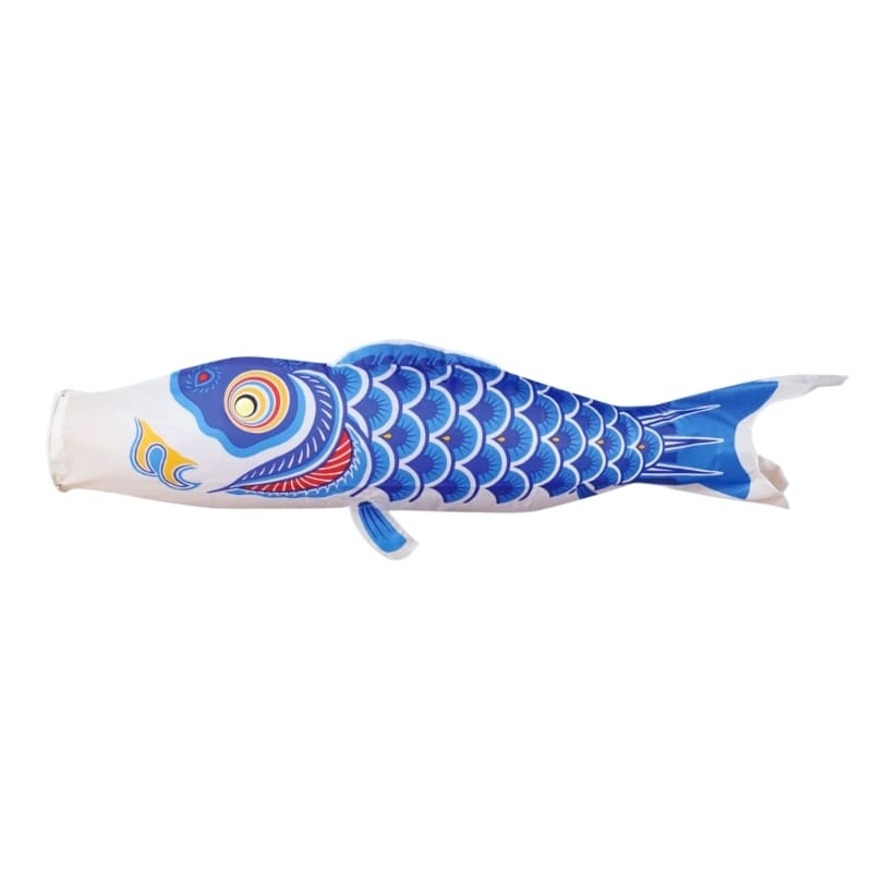 Koinobori Japonaise Traditionnelle Bleue 150 cm