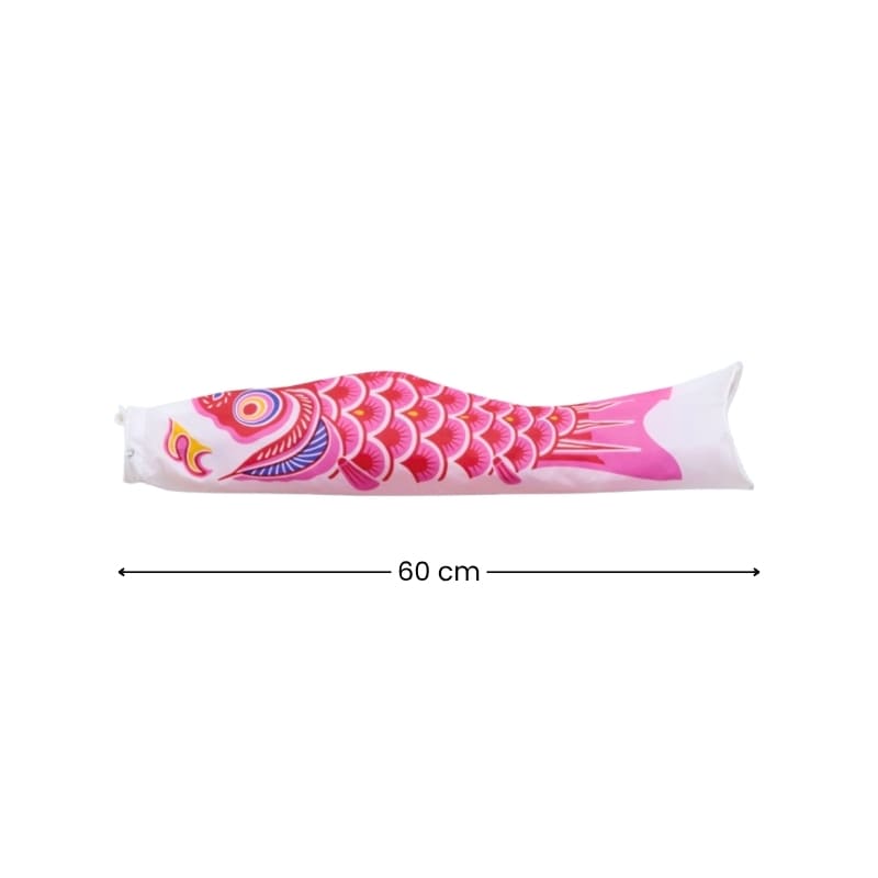 Koinobori Japonaise Traditionnelle Rose 60 cm