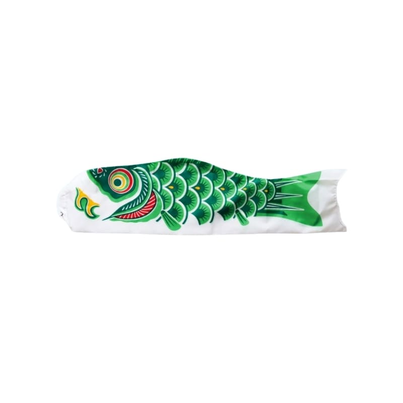 Koinobori Japonaise Traditionnelle Verte 60 cm
