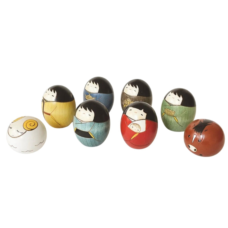 Kokeshi Crèche de Noël