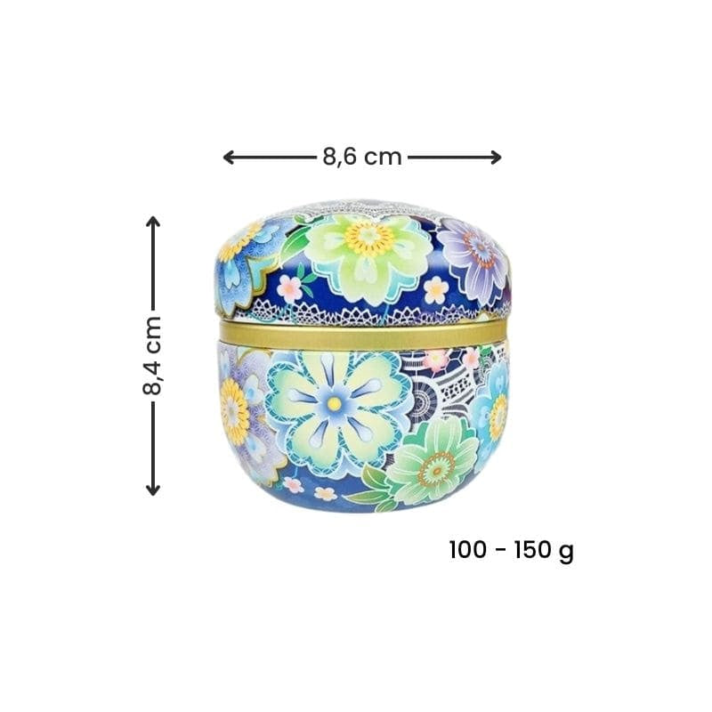 Lot 2 Boîtes à Thé Fleur Japon