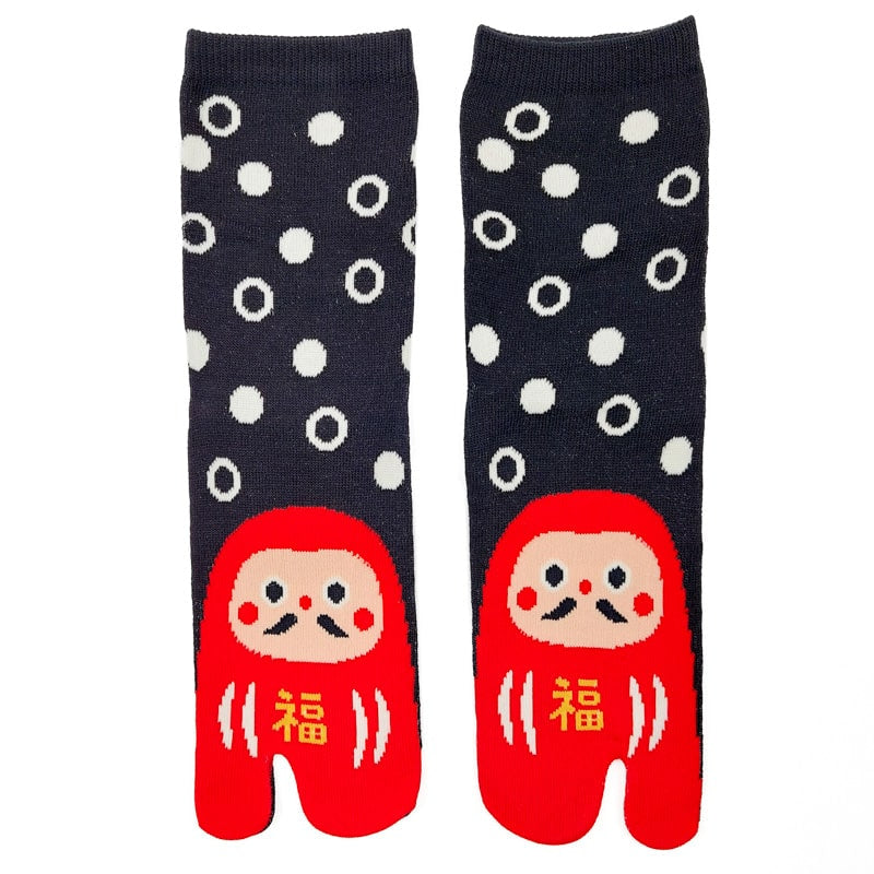 Lot Chaussettes Tabi Daruma - 6 Paires - EU 36-40