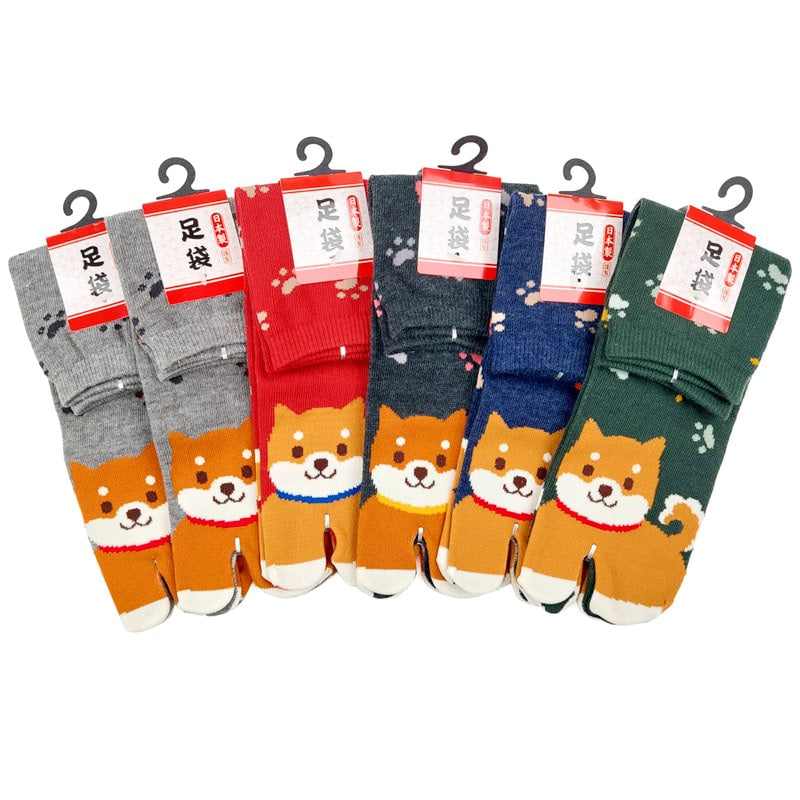 Lot Chaussettes Tabi Shiba - 6 Paires - EU 36-40