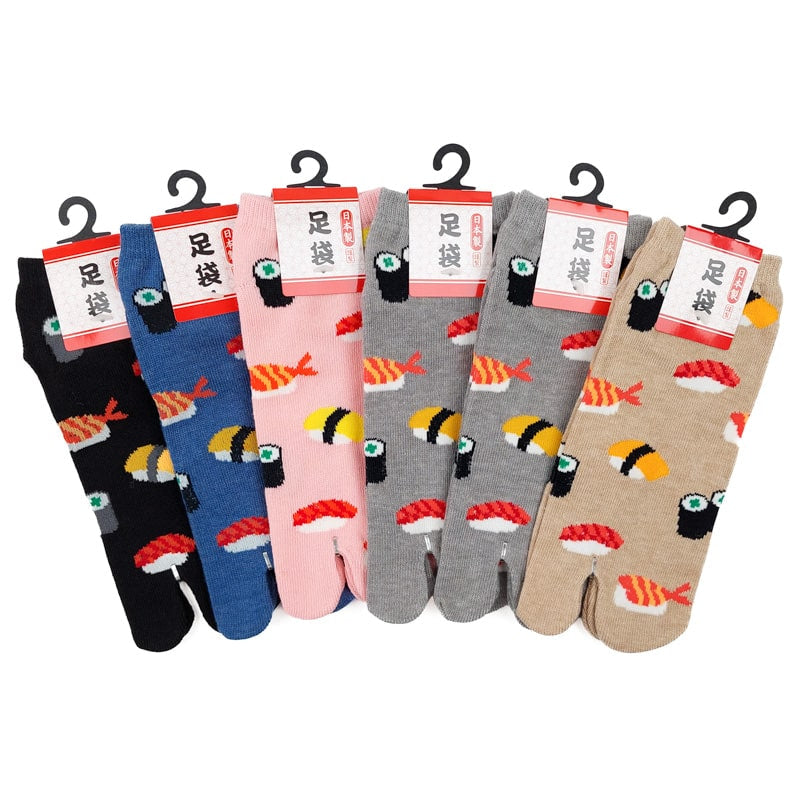 Lot Chaussettes Tabi Sushi - 6 Paires - EU 36-40