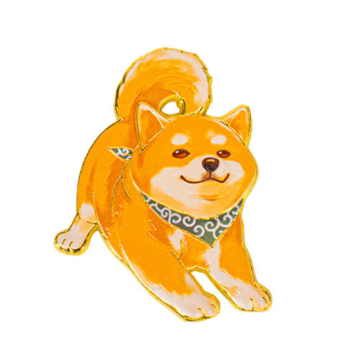 Magnet Japonais en Métal Shiba Inu