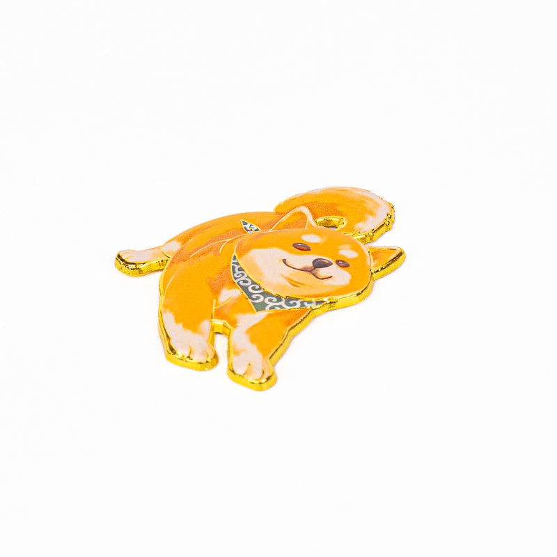 Magnet Japonais en Métal Shiba Inu
