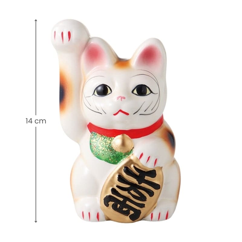 Maneki Neko Patte Droite Levée - 14 cm