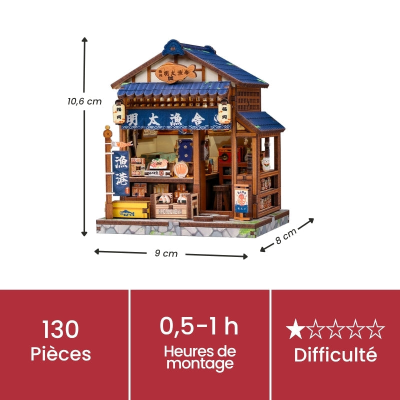 Maquette Japonaise Miniature Fukuoka Mentaiko Kitchen