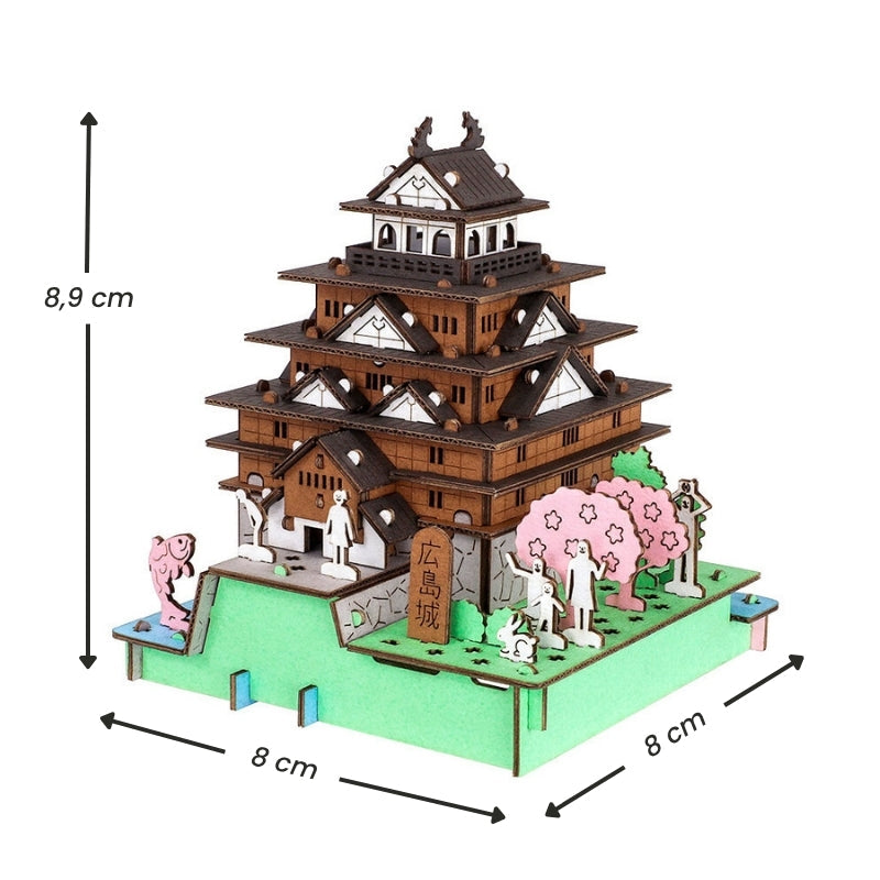 Maquette Miniature Japonaise - Château d’Hiroshima
